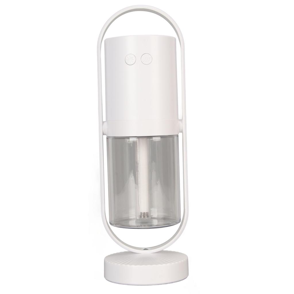 Humidifier Cold Fog RGB Fine Spray Ultra Quiet Portable Air Humidifier with LED Light for Baby Car Travel 200ml White