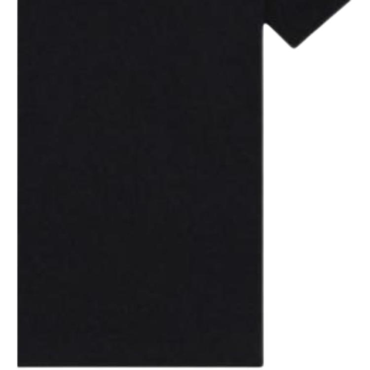 We11done Ss26 Letter Logo Loose Short Sleeve T-Shirt Unisex T-Shirts WD-TT2-26-955-U-BK