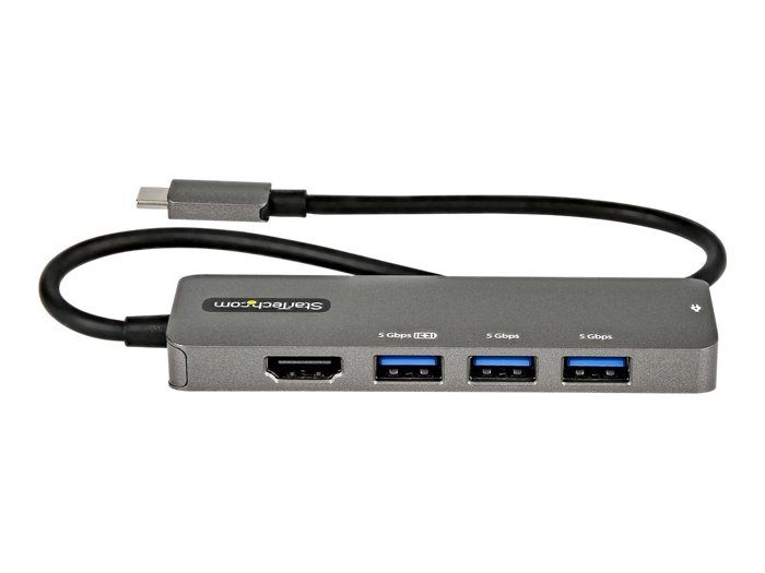 USB-C Multiport Adapter - Startech - DKT30CHPD3 - 4 Ports - 4K Ultra HD - HDMI 2.0