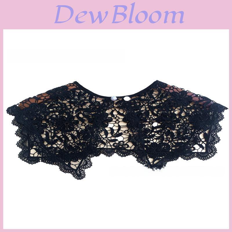 Womens Lace Collared Neckpiece With Floral Pattern For Summer Fashion Accessory