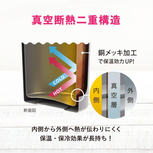 Atlas 360ml Double Stainless Steel Water Bottle, Insulated for Hot and Cold Water, Gray, SS-350GY