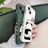 Tickle Panda Phone Case For iPhone 16 16e 15 14 13 12 11 XR XS SE2 SE2020 8 7 6 6S Plus Pro Max Mini Silicone Cover