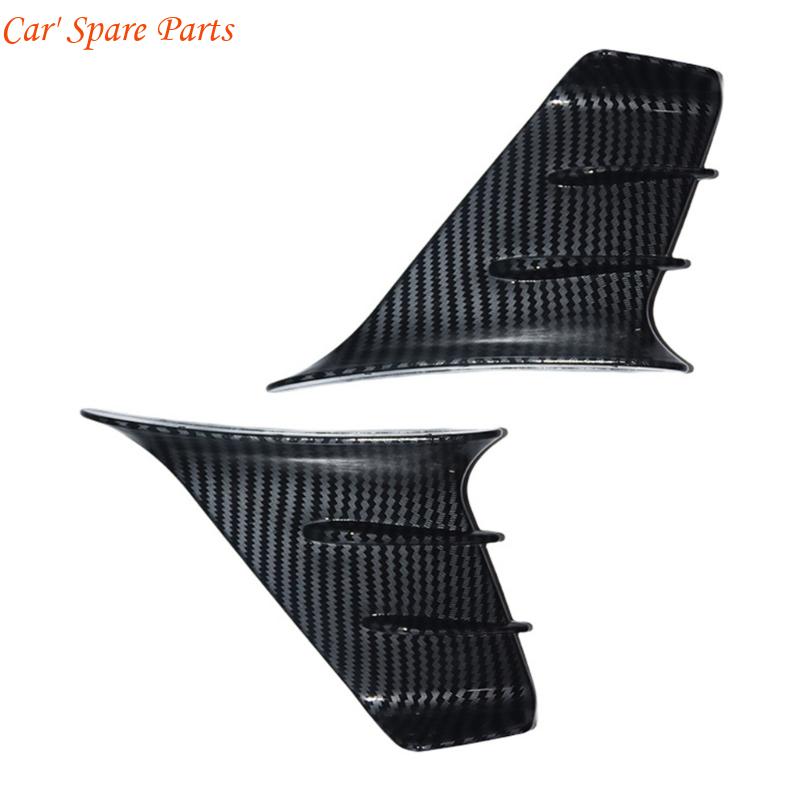 Y4UA Motorcycle Aerodynamic Side Winglets ABS Universal Fit Spoiler Deflector Wing