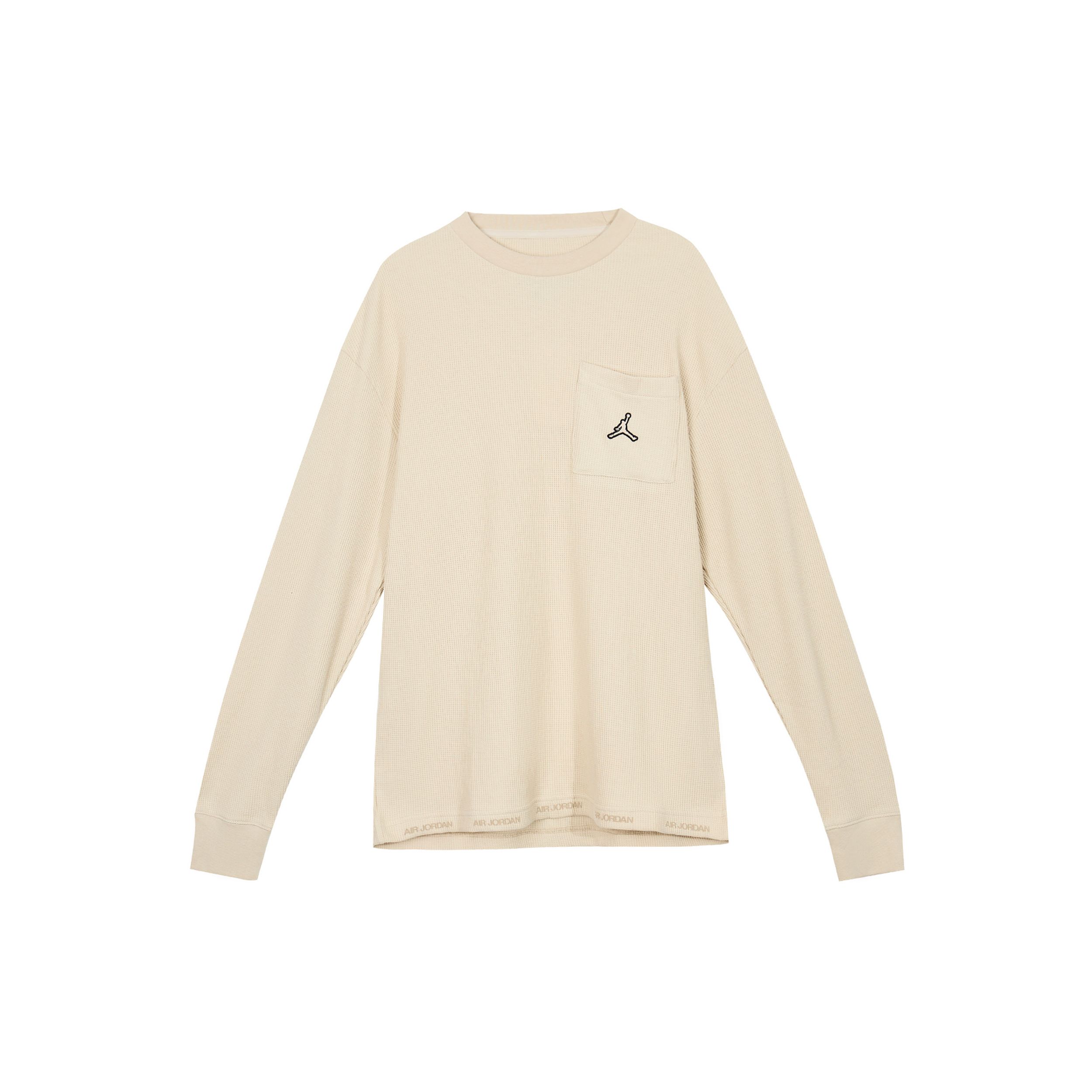 

Jordan Футболка с длинным рукавом и вышитым логотипом, с заниженными плечами, мужские топы цвета шафрана DV1586-206 L