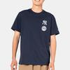 New Era MLB Logo Embroidered Round Neck Summer American Short Sleeve T-Shirt Unisex Tops Navy-Blue 14326577