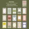 Beautiful Day Sticker Pack: Light Retro Collage Notes - Frame Things Series (4 Types)