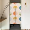 Qinunipoto Noren Colorful Scandinavian Simple 85cm Wide X 170cm Perfect for Interior Privacy and Room Stylish Blackout Easy Suitable for All Curtains