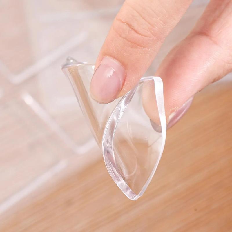 4Pcs/Set Transparent Anti Vibration Shock Absorbing Pad Mat Washing Machine Self Adhesive Mute Anti-Shock Protection Porte Pad