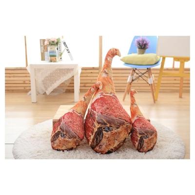 Juguete de Peluche Suave con Relleno de Algodón PP con Forma de Jamón para Comodidad y Decoración en Múltiples Tamaños Soporte Cómodo Almohada Decorativa