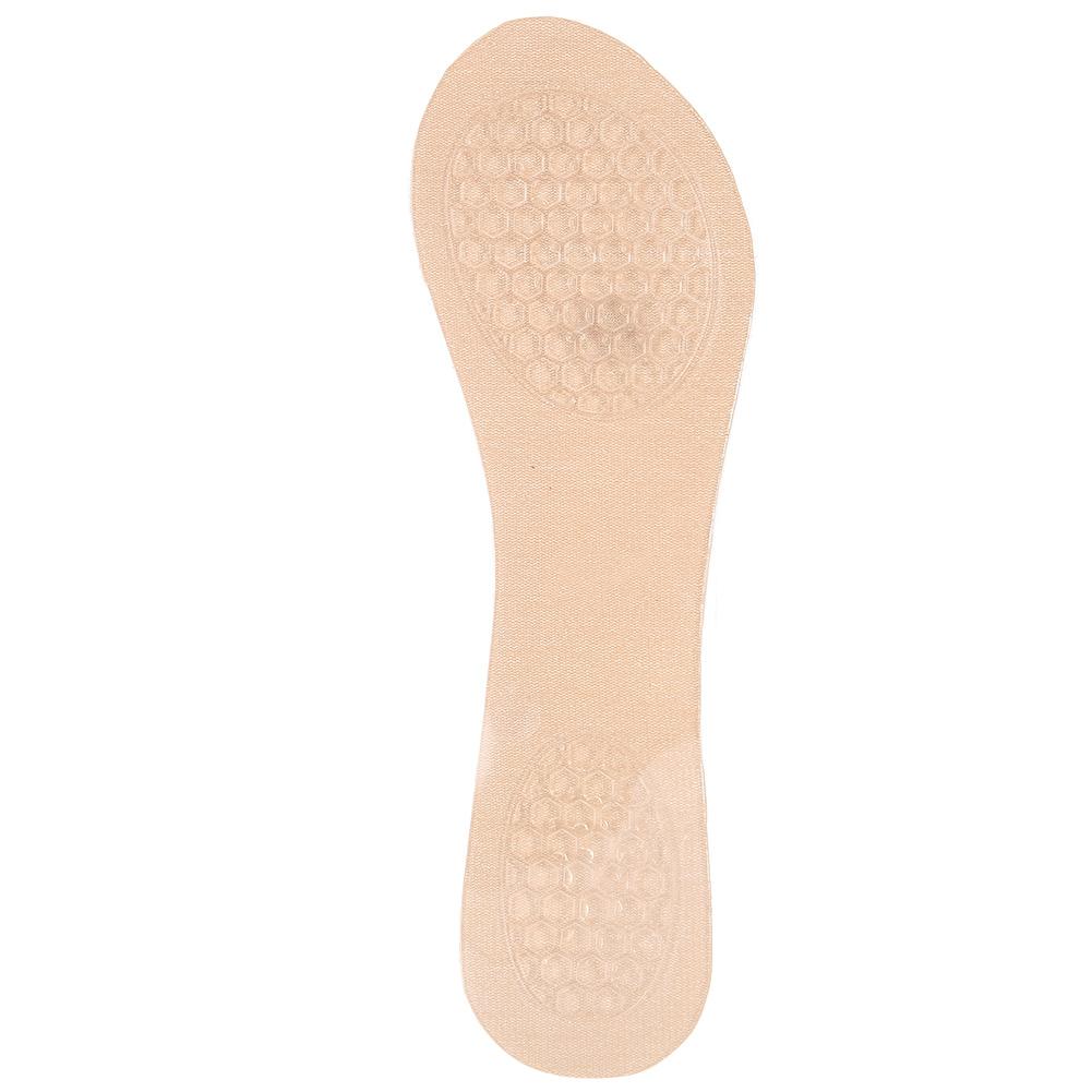 2 Pairs Women High Heeled Shoes Non slip Insoles Elastic Shock Absorption Foot Pad(Black )