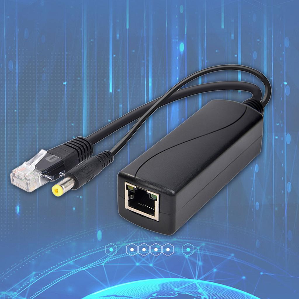 30W Gigabit POE Splitter DC5.5x2.1mm Netzteil für effiziente Stromverteilung in Büro-Netzwerkgeräten