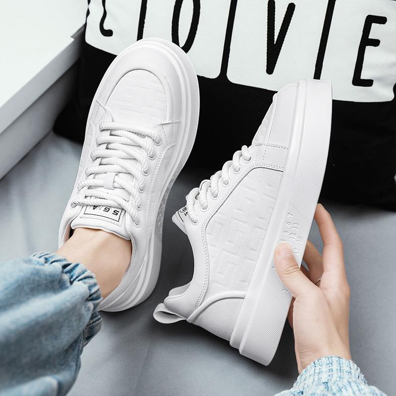 Men's shoes casual sneakers thick baseplate shoes