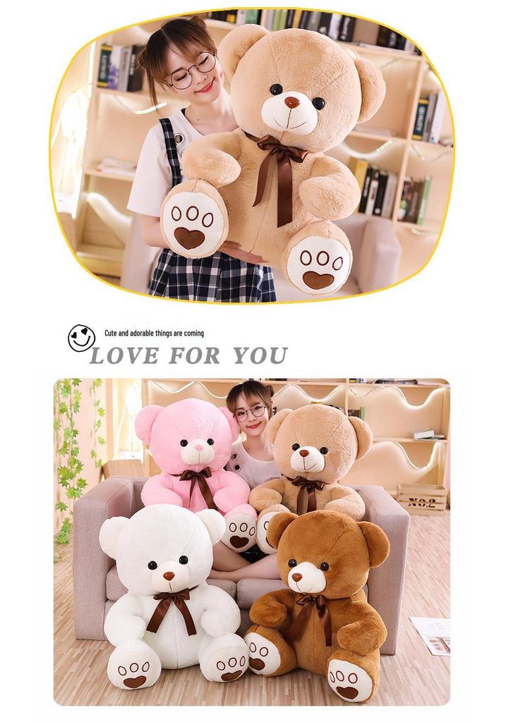 Plüschtier Bär mit Band - Qixi Festival, Valentinstag & Geburtstagsgeschenk für Mädchen, Hochzeitsfigur