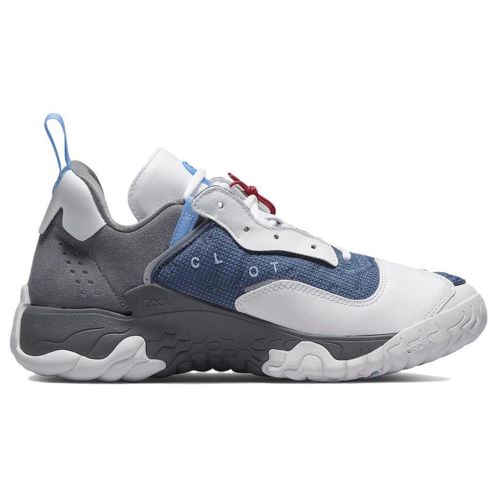 CLOT X Air Jordan Jordan Delta 2 Flint Unisex Sneakers Blue White French-Blue DO2155-100