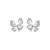 Light Luxury Niche Zirconia Butterfly Earrings Summer Senior Sense of Unique Earrings Female Design Sense of Cold Style Temperament Earrings