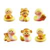 6pcs/set Mini Snake Figurin Chinese Micro Landscape New Year Lucky Snake Ornaments  Snake Year 2025