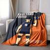 Custom 1pc Haikyuu!! Team Spirit Blanket, Soft And Comfortable Blanket, Casual Warm, Camping Travel Blanket, Birthday Gift Q91277