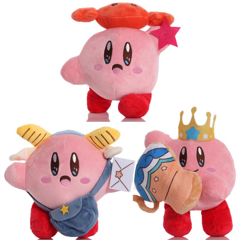 Wholesale Cute Kirby Plush Toy Crystal Soft Stuffed Doll Cartoon Figure 12" Tall