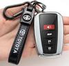 Car Key Chain Ring Keyring For Toyota Corolla Yaris Chr Auris RAV4 Land Cruiser Camry Highlander Prado Auto Keychain Accessories