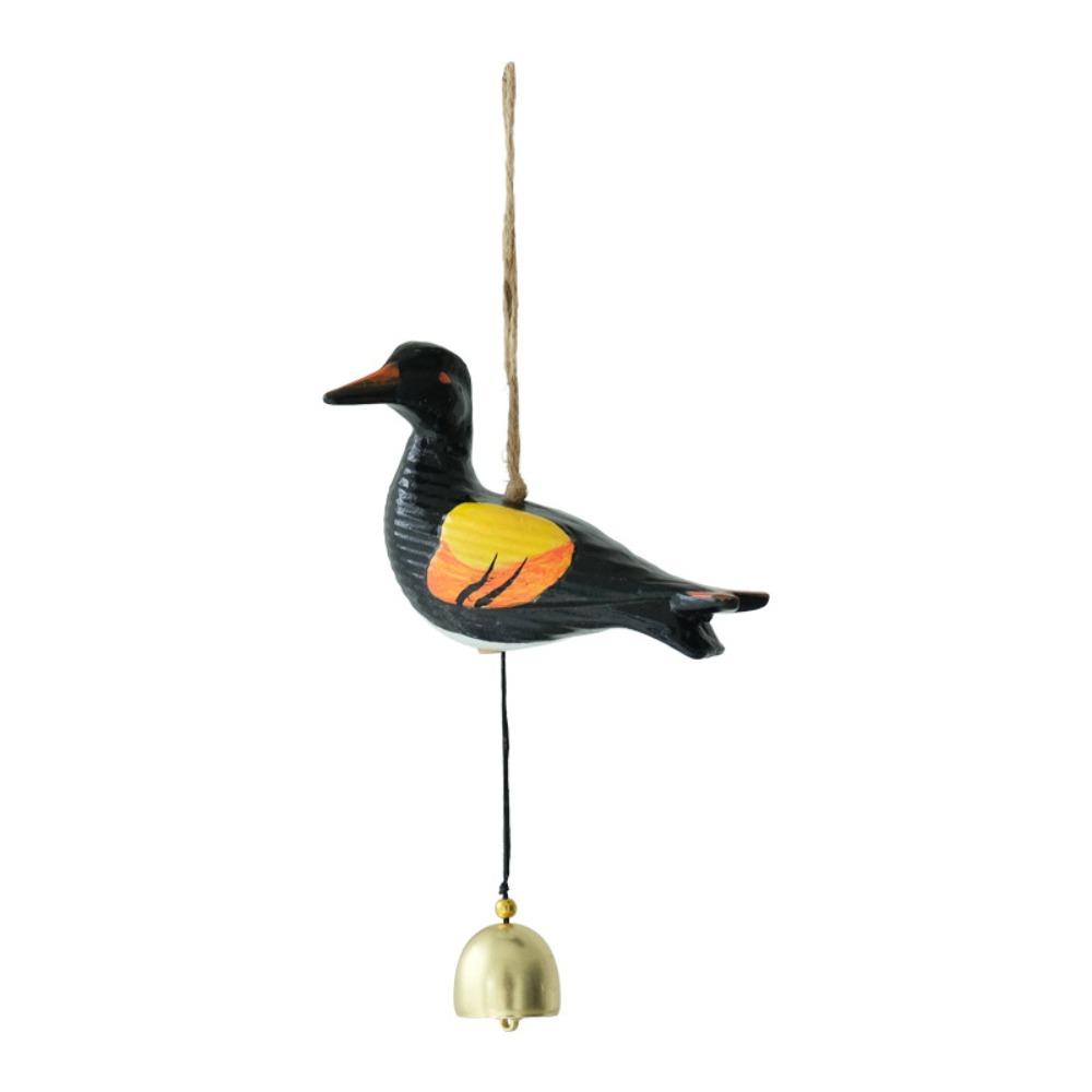 

Handmade Window Bell Pendant Mediterranean Sea Bird Decoration Garden Outdoor чорний