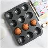 6/12 Slots Madeleine Mold Food Grade Carbon Steel Shell Cake Baking Pan Mould Bakeware Tools Kitchen Utensils Accessories Tools