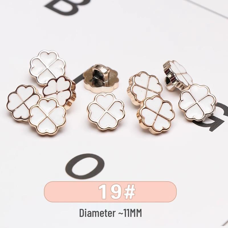 Exquisite Perlenknopf-Kollektion für Damen: Vielseitige Hemd- & Rock-Dekorationsaccessoires