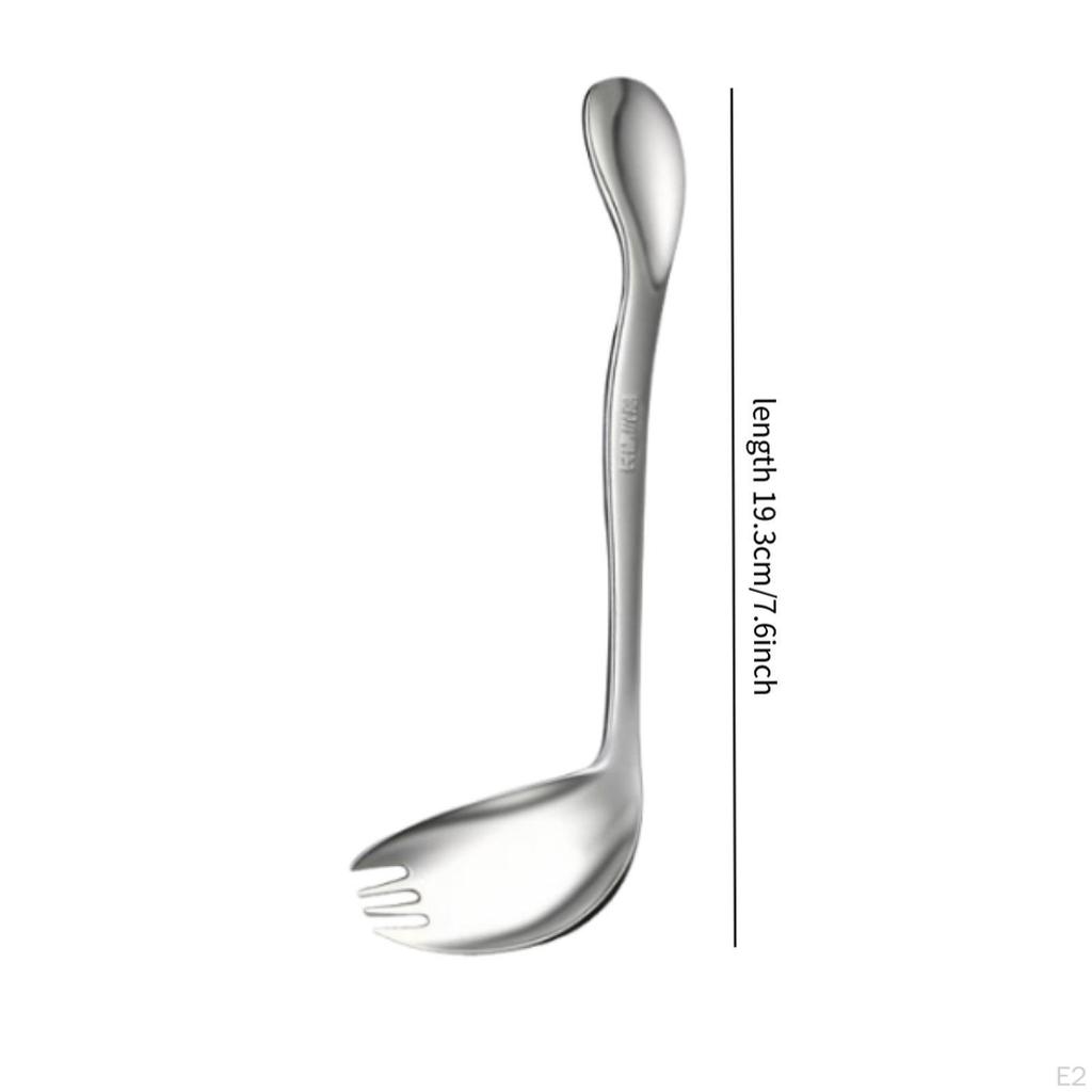 Curved Utensil Useful Comfort Eating Aids Auxiliary Cutlery Angled Spoon and Fork for Weak Grip
