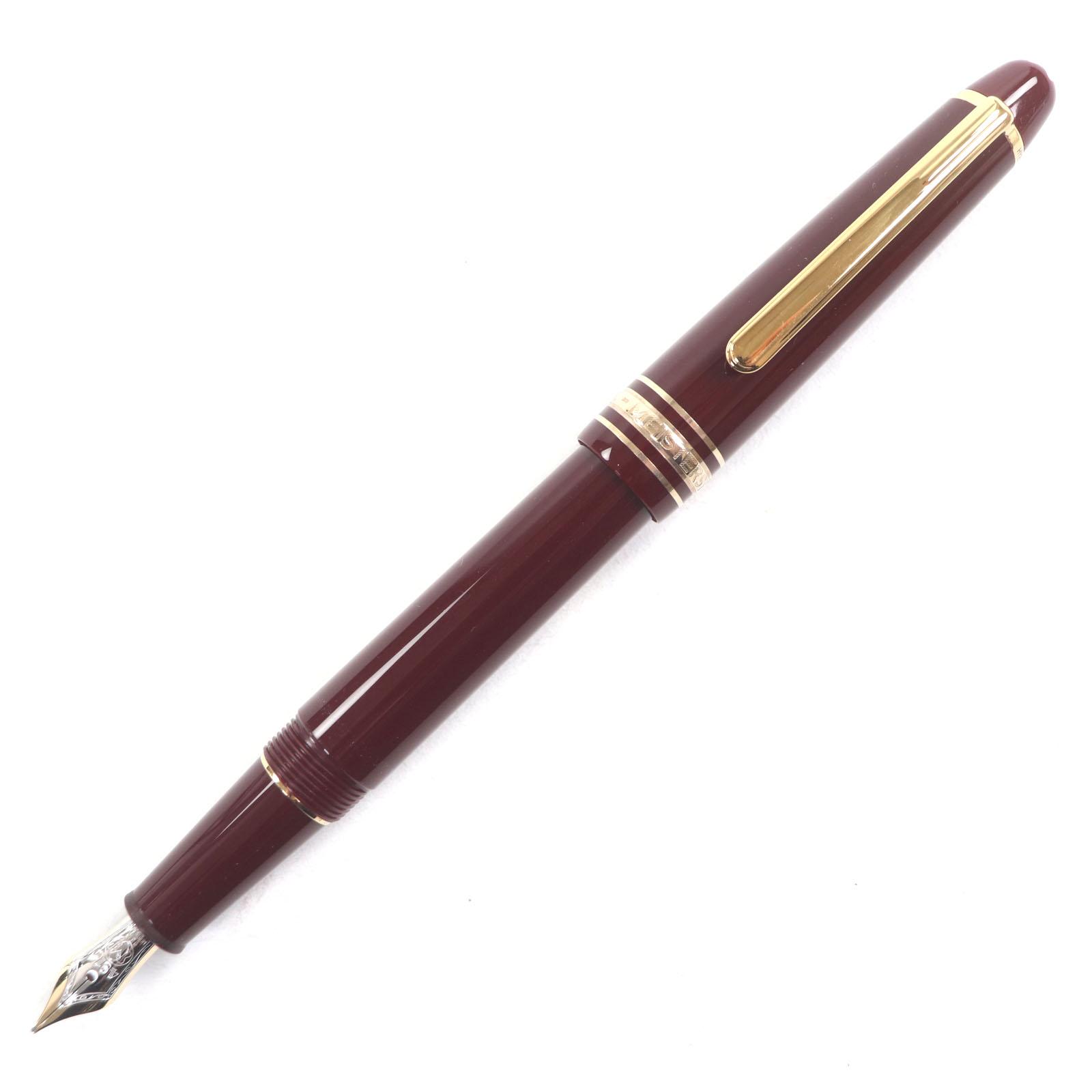 

Excellent MONTBLANC fountain pen Meisterstück Classic Bordeaux gold 14K mens Used