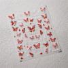 1pcs 5D Fashion Cartoon Mini Bow Nail Art Stickers Red Black White Ribbon Nail Decorations Decals DIY Nail Accessories