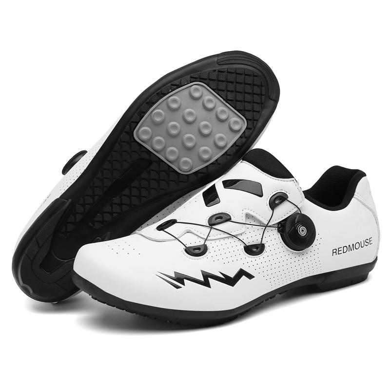 MTB Cycling Shoes Men Women Nylon Self-Locking Road Bicycle Riding Shoes Non-slip Cycle Trainers Exercise Bike Fitness Sneakers