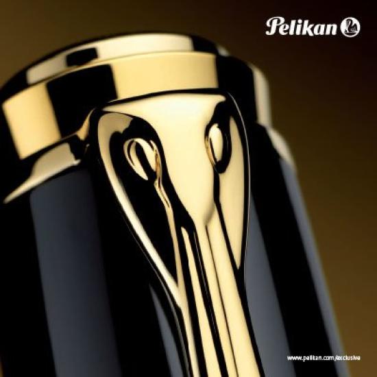 Pelikan M1000 Fountain Pen Black B Bold M1000 Souverän