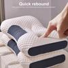 Cervical Neck Pillow Fast Recovery Neck Pillow Polyester Filling 3-dimensional Washable Pain