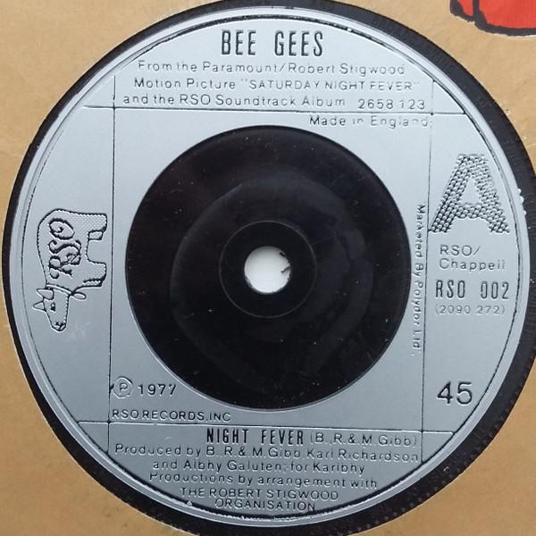 

7inch Record BEE GEES - Night Fever RSO002,2090272 RSO 1978 UK Soul/Funk Used