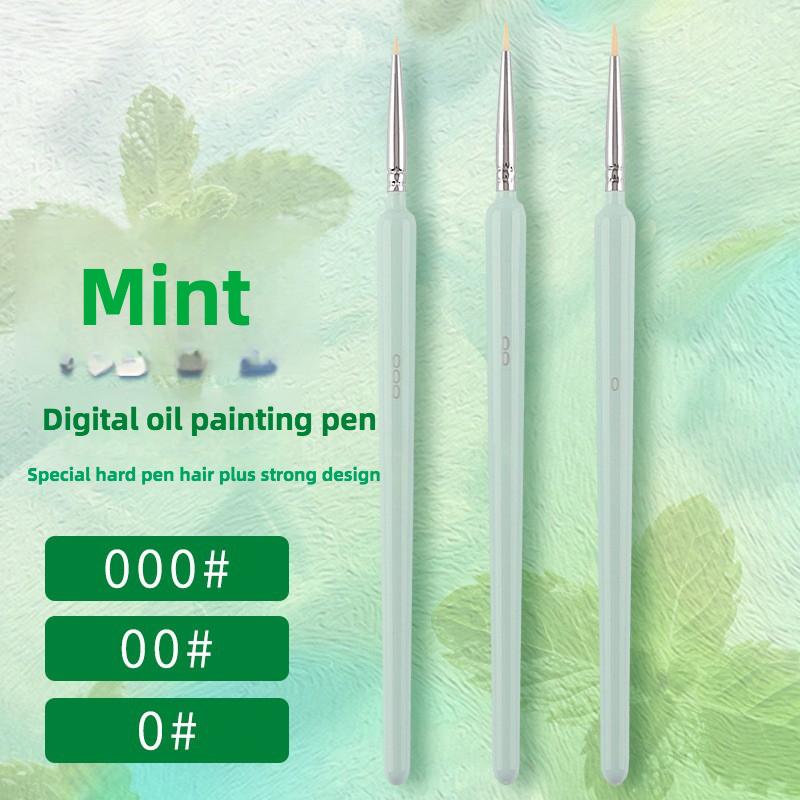 

3 шт. Жасмин/Мята Сделай сам Цифровая масляная живопись Акриловая акварельная кисть Искусство Студенческая Специальная Маленький цветовой блок Крючок Линия Раскрашивающий карандаш