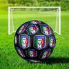 Flame Logo Design Printed Size 5 Soccer Balls, Anti-Slip, Protective Football, Outdoor Sport, a Unique Gift Suitable for him/her, Birthday