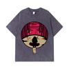 275 GSM Washed T-shirts 100% Cotton Naruto V8 Itachi Print Unisex Heavy Cotton T Shirt