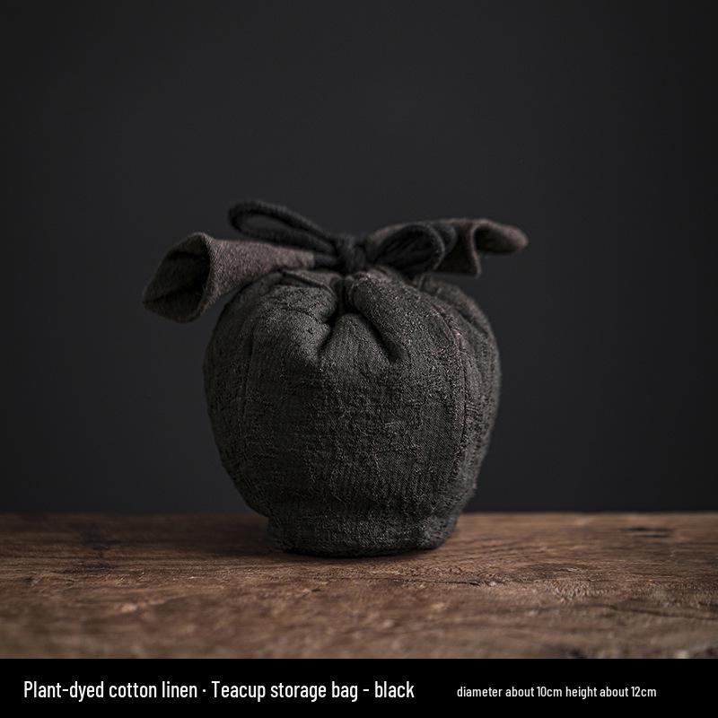 

Miaozhu Xuan Large Capacity Handmade Plant-Dyed Teapot Bag for Outdoor Travel