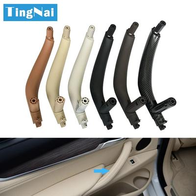 Car Left Right Interior Door Inside ABS Pull Handle Trim Cover For BMW X5 X6 F15 F16 2014-2018 51417292243 51417292244