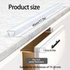 Strong Clear PVC Edges Guard 45cm Adjustable Length Customizable Protector for Cabinet Corner Child Proof Protect