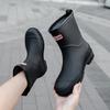Rain Boots for Women, Mid-tube Rain Boots, Anti-wear Lightweight Wading Shoes, Kitchen Rubber Shoes