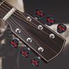 6pcs Tuning Peg Tuning Key Button   Heads for Folk Electric Guitar (Golden)
