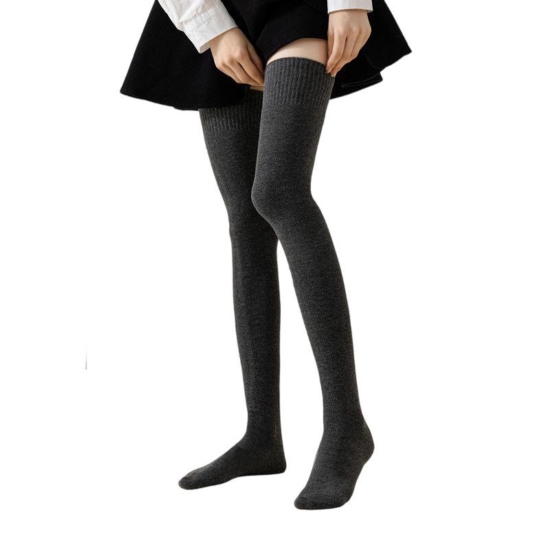 Women's Thigh High Anti-Pilling Terry Socks - Warm, Winter Micro-Pressure Over-the-Knee Style