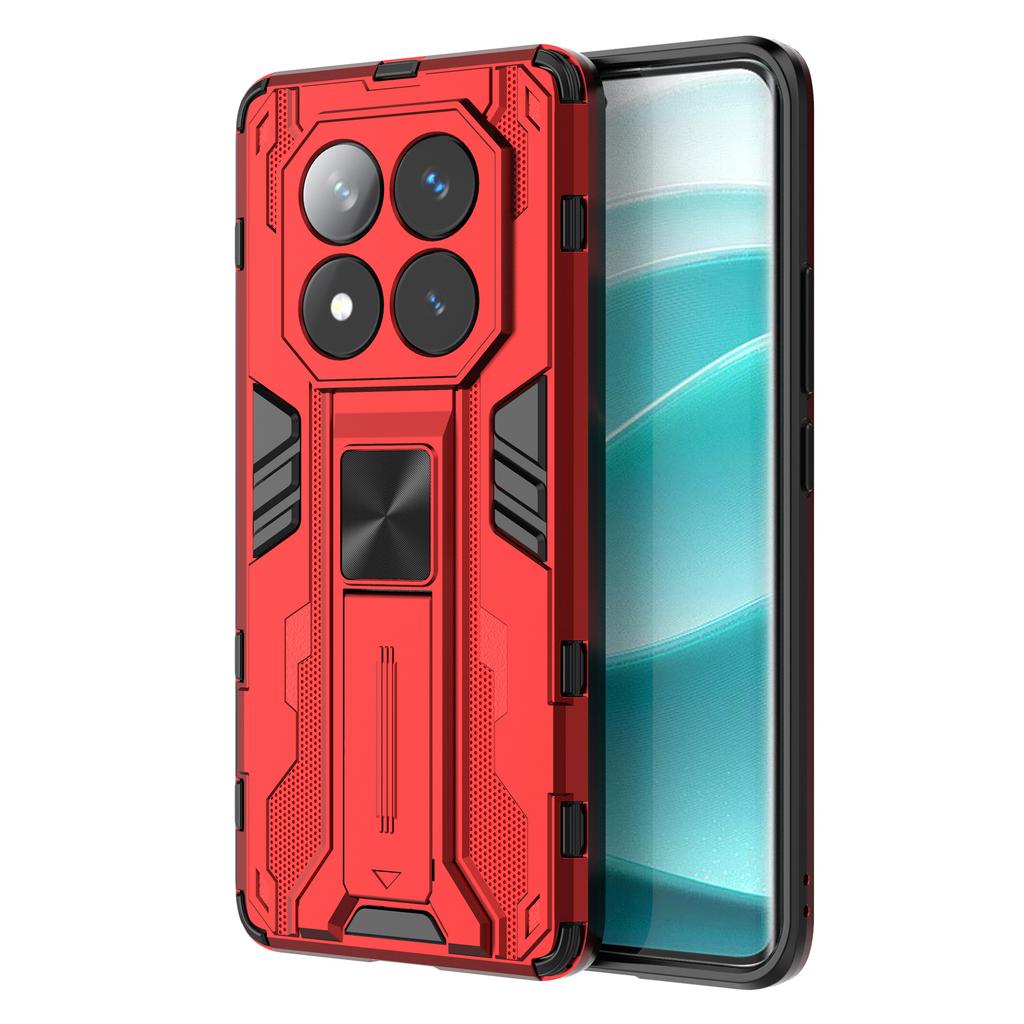 For Xiaomi Redmi Note 14 Pro 5G/Poco X7 5G Case PC + TPU Shockproof Phone Cover with Kickstand