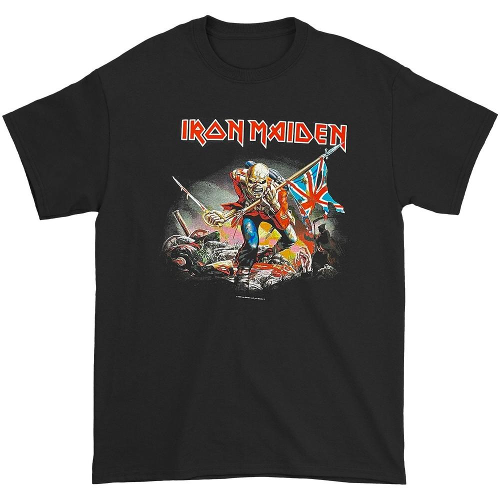 Men's Iron Maiden The Trooper T-shirt  Black