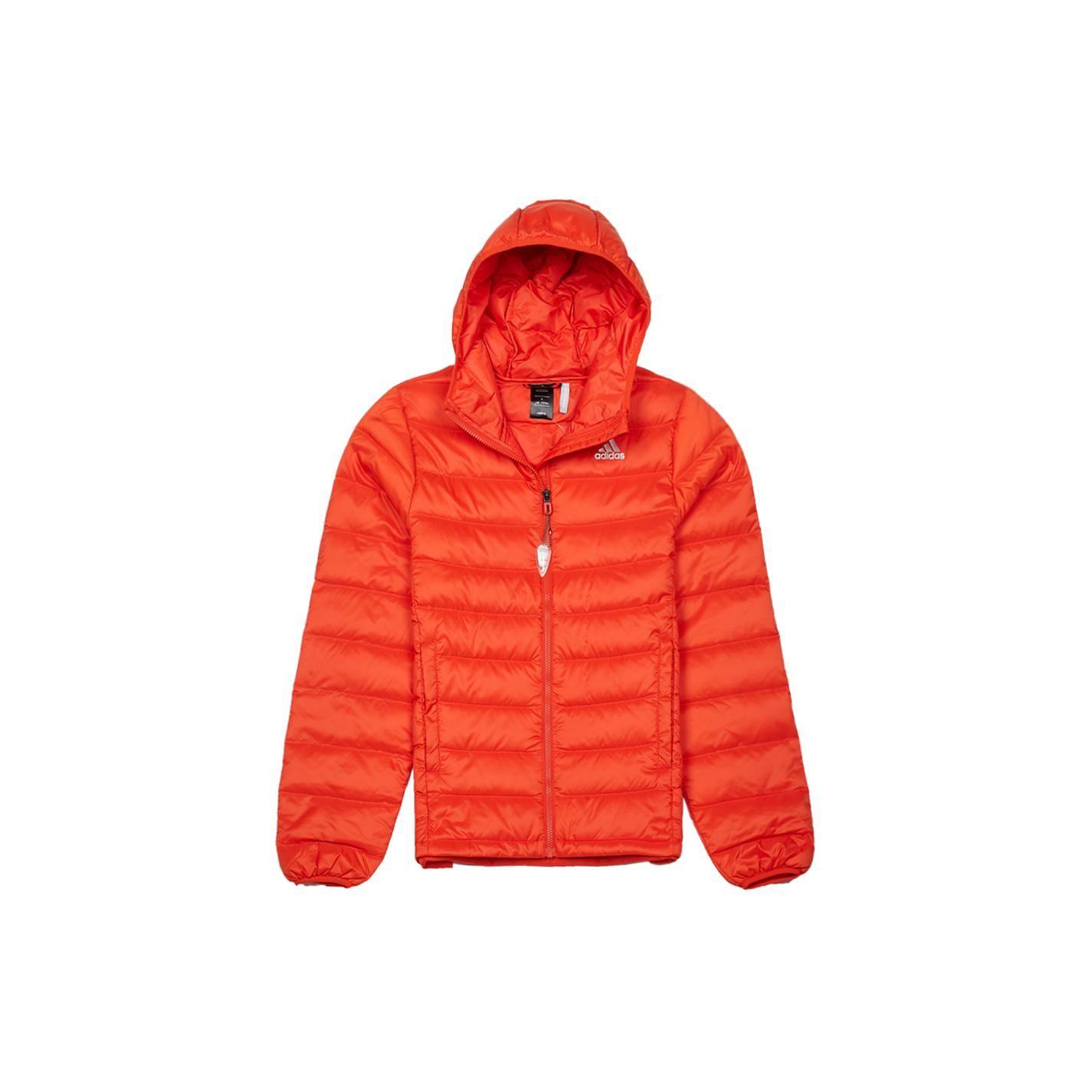 

Куртка Adidas Jacket Series Logo Casual Sports Hooded Long Sleeve Down Jacket Men Upperwear Orange M31854 L