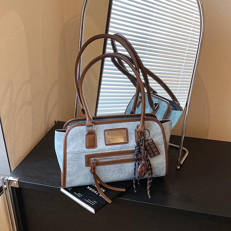 Pendler-Tasche Damen neue Herbst vielseitige Schulter-Achseltasche lässige tragbare Tragetasche mit großer Kapazität