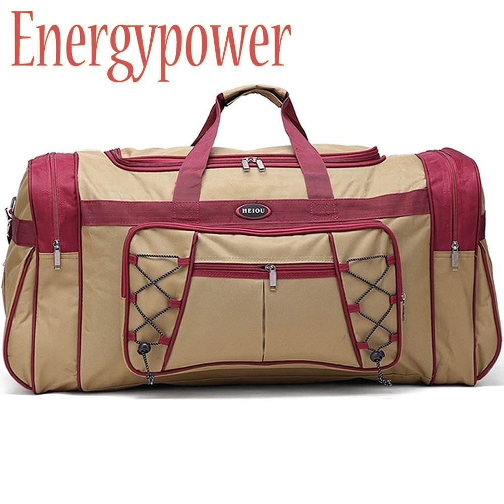 EnergyPower 70L Boston Design with Shoulder Large Duffel Sports Shoulder Game Baseball Gear Disaster Disaster Emergency Outdoor International Outdoor