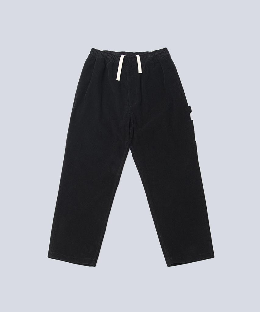 Seutenseuseoul Corduroy Carpenter Pants (Black)