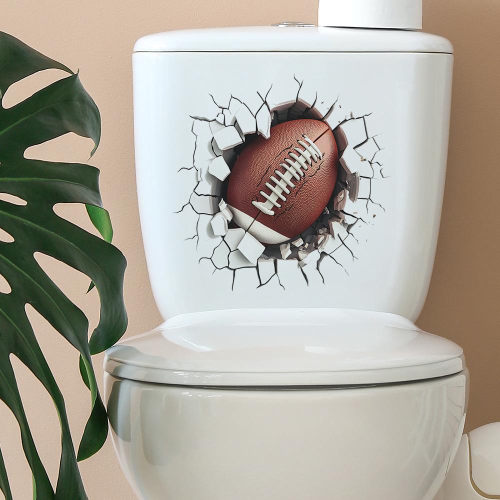 Broken Wall Rugby Bedroom Living Room Home Wall Background Beautification Decoration Wall Stickers