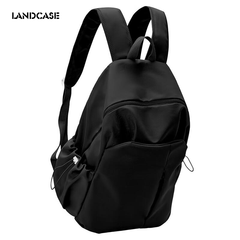 Landcase Backpack for Men, Casual Shoulder Bag for Middle School Students, Large Capacity Laptop Backpack